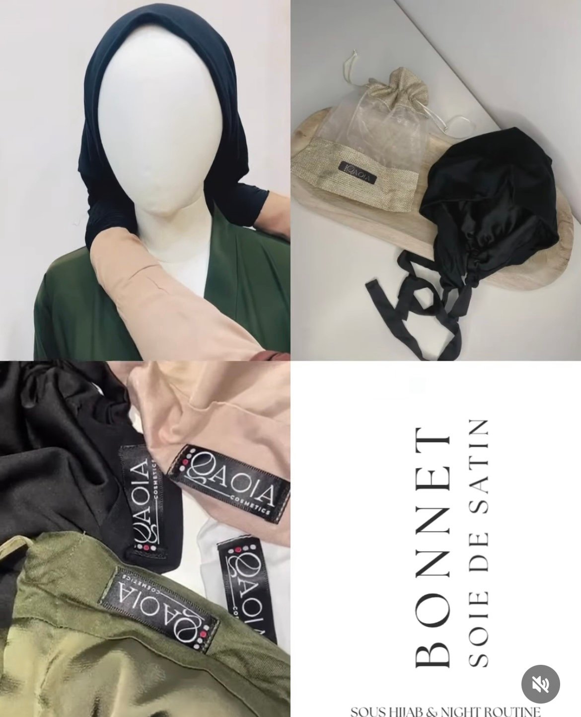 Bonnet soie de satin – Image 7